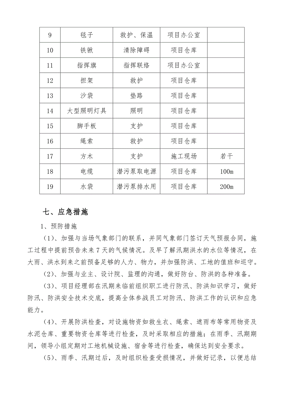 建筑工地防洪防汛应急预案.doc_第3页