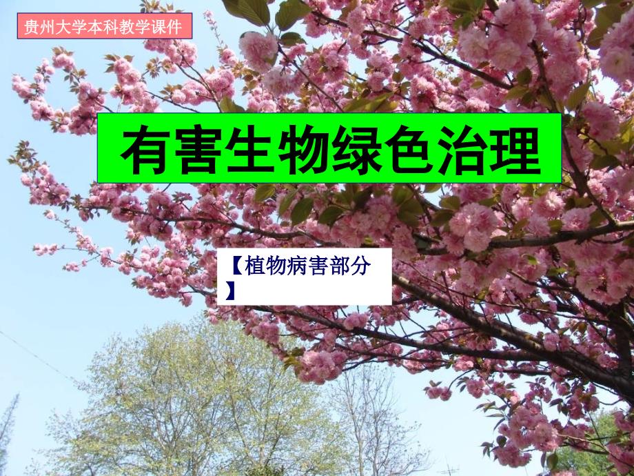 有害生物绿色治理.ppt_第1页