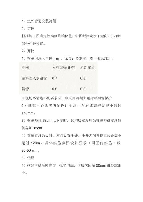 弱电工程室外管道的安装工艺流程及方法.docx