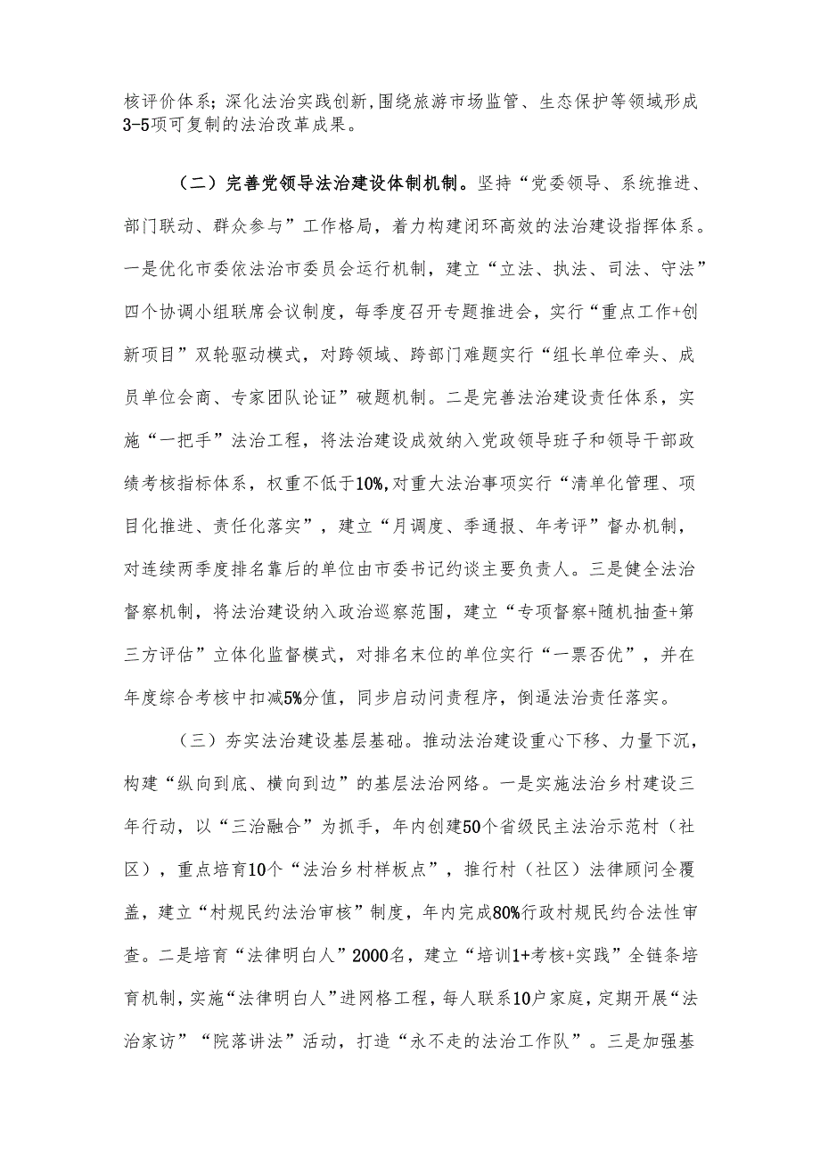 市委副书记在 2025年市委全面依法治市委员会会议上的讲话材料.docx_第2页