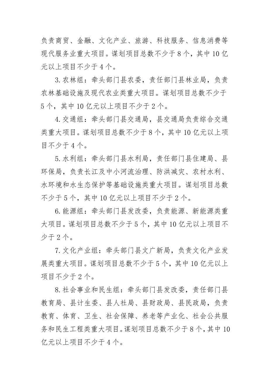 望江县重大项目谋划工作实施方案.doc_第2页