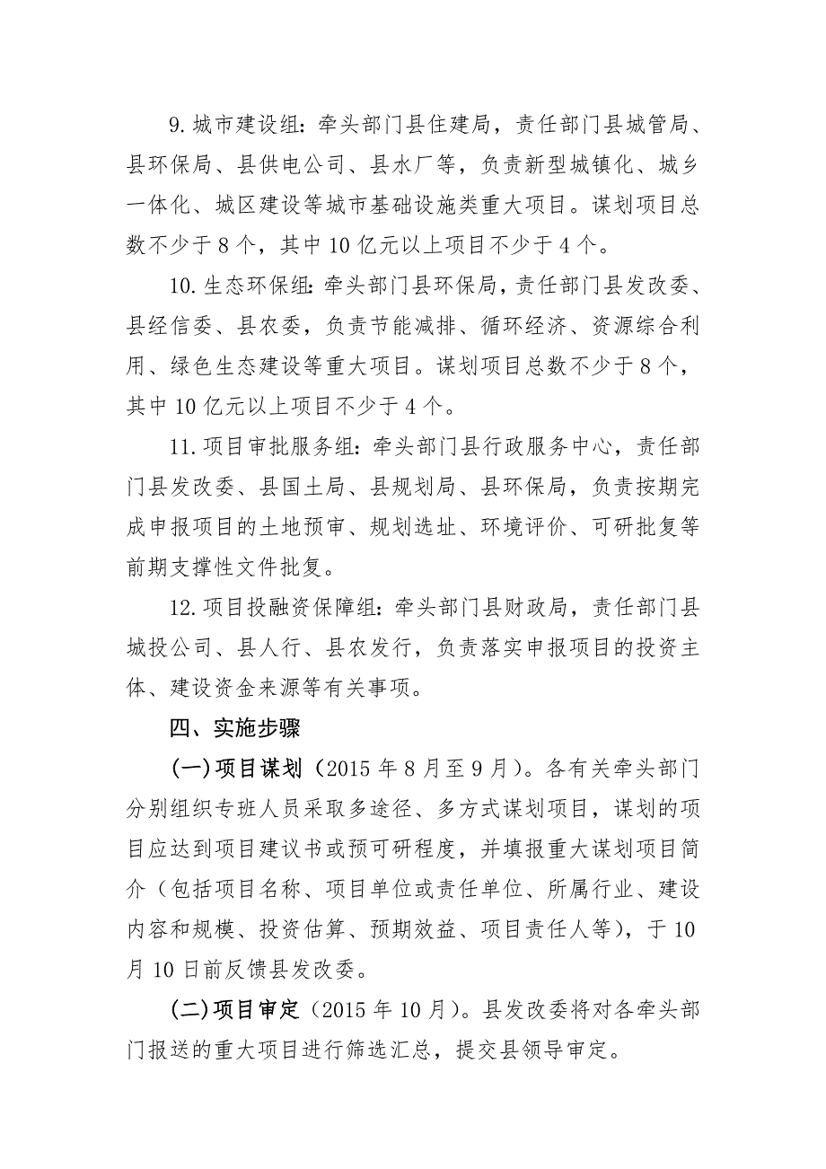 望江县重大项目谋划工作实施方案.doc_第3页