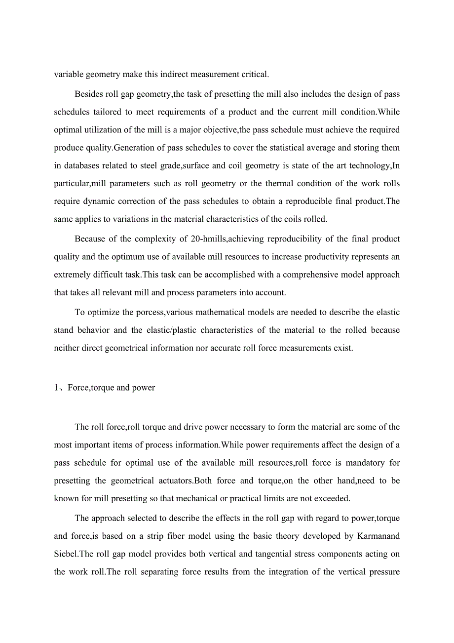 机械专业外文文献翻译外文翻译20h冷轧机的模型化和优化.doc_第2页
