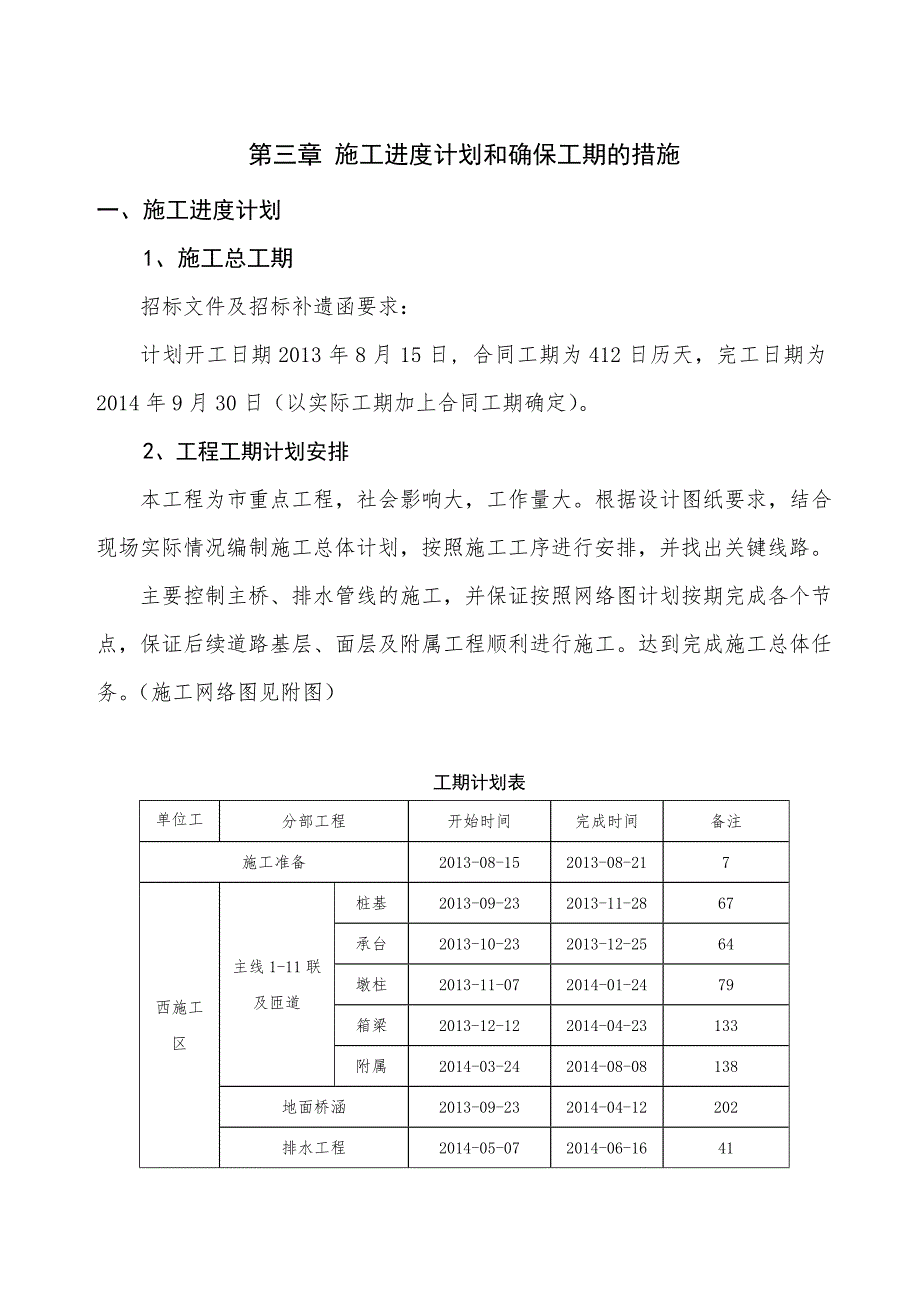 施工进度计划和确保工期的措施.doc_第1页
