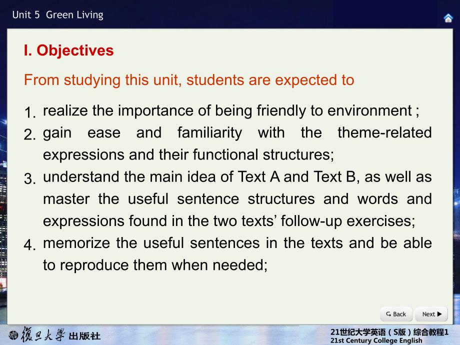最新最新21世纪大学英语基础版第一册Unit5课件.ppt_第3页