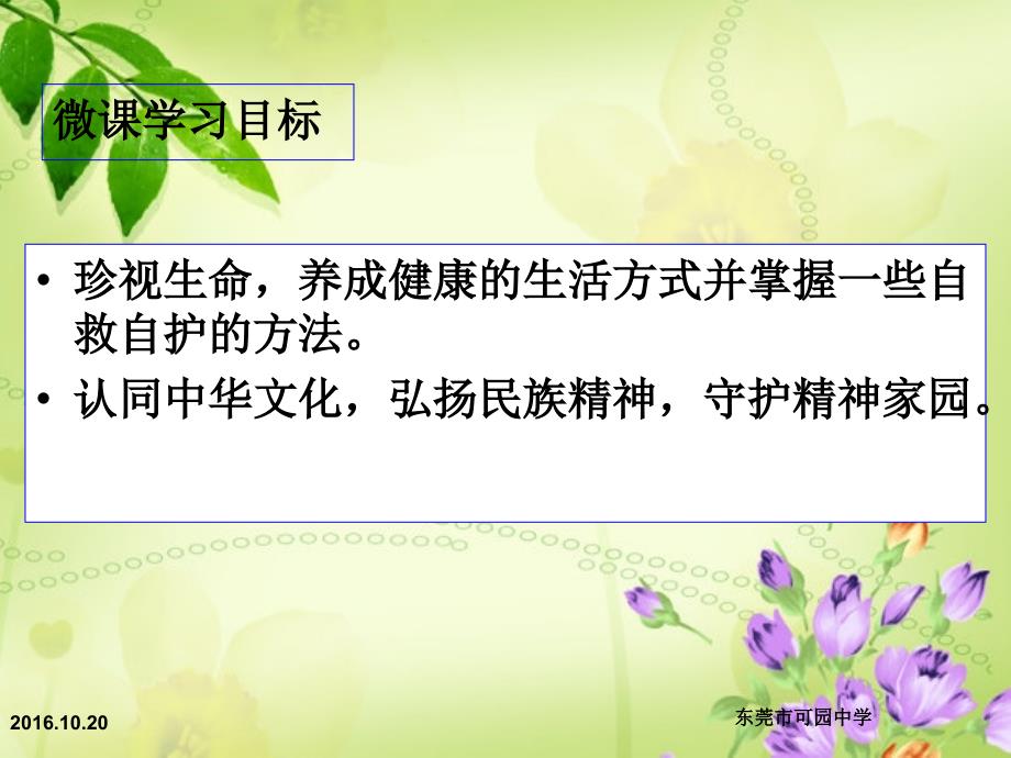 新教材人教版道德与法治七年级第九课第一框守护生命微课课件.ppt_第2页
