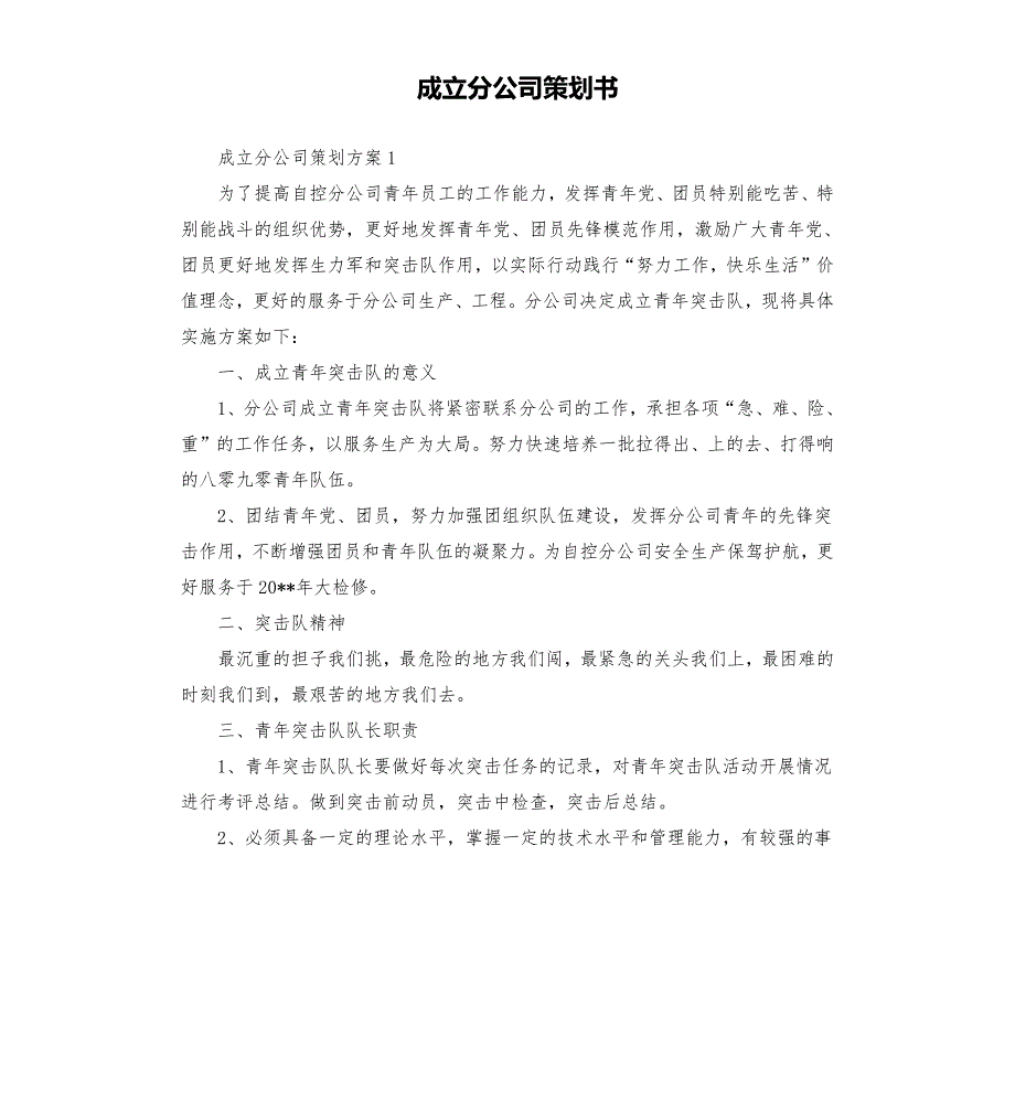 成立分公司策划书.docx_第1页