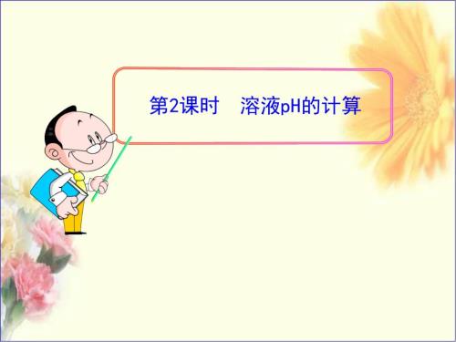 溶液pH的计算PPT课件.ppt