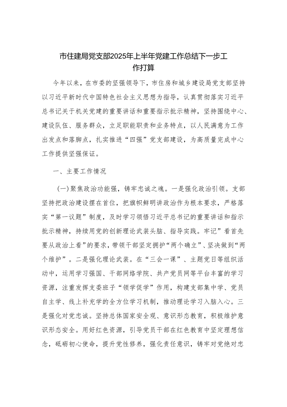 党支部2025年上半年党建工作总结下一步工作计划打算10篇.docx_第2页