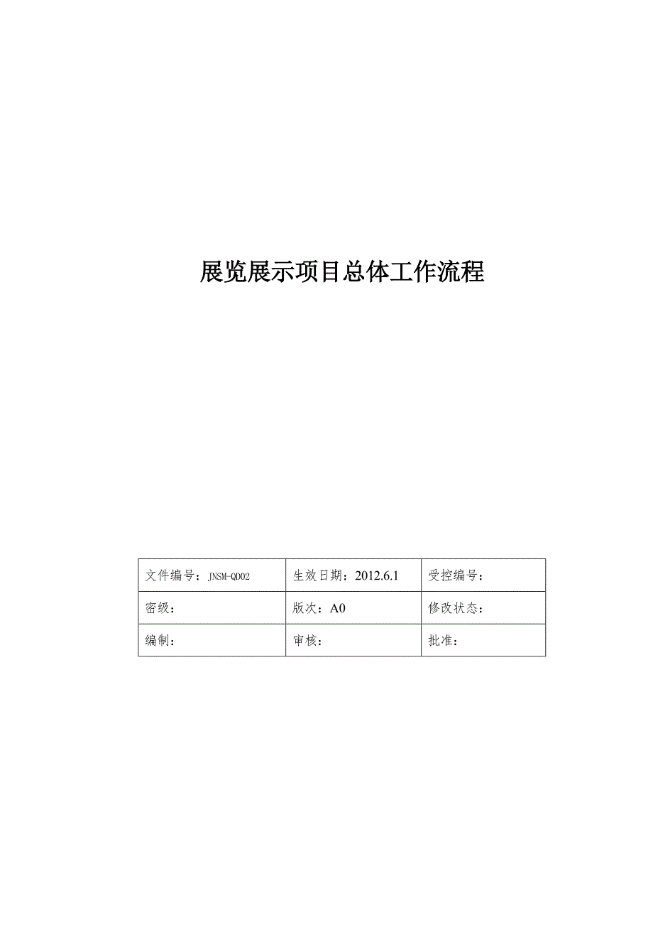 展览展示项目总体工作流程.doc_第1页