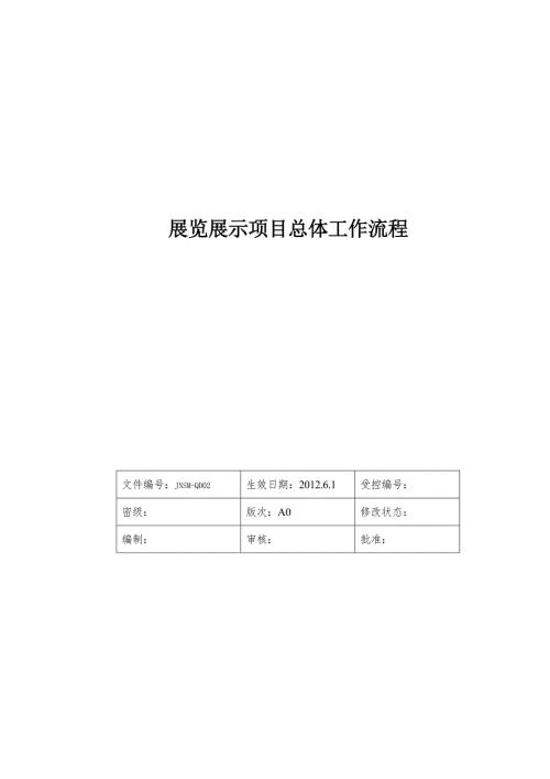 展览展示项目总体工作流程.doc