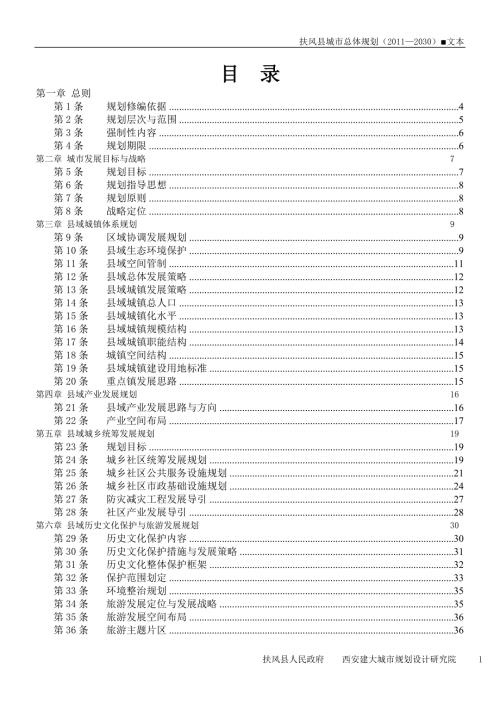 扶风县城市总体规划2030.doc