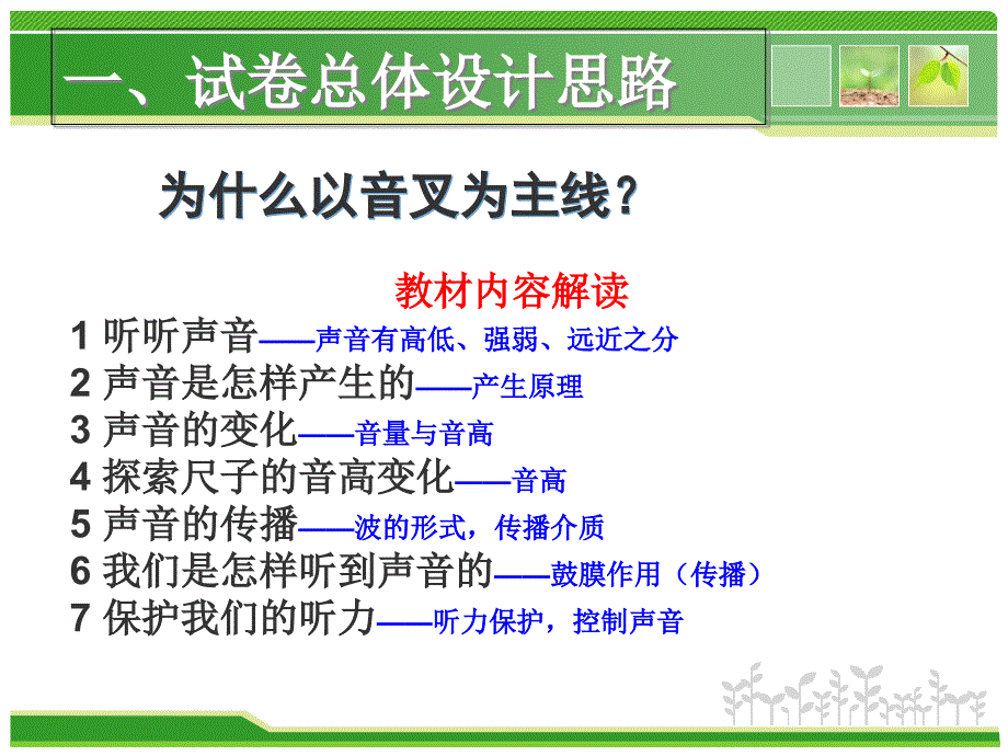 小学科学命题说题比赛声音单元.ppt_第3页