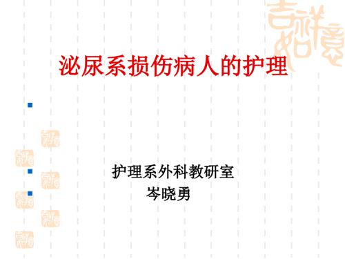 泌尿外科护理PPT课件.ppt