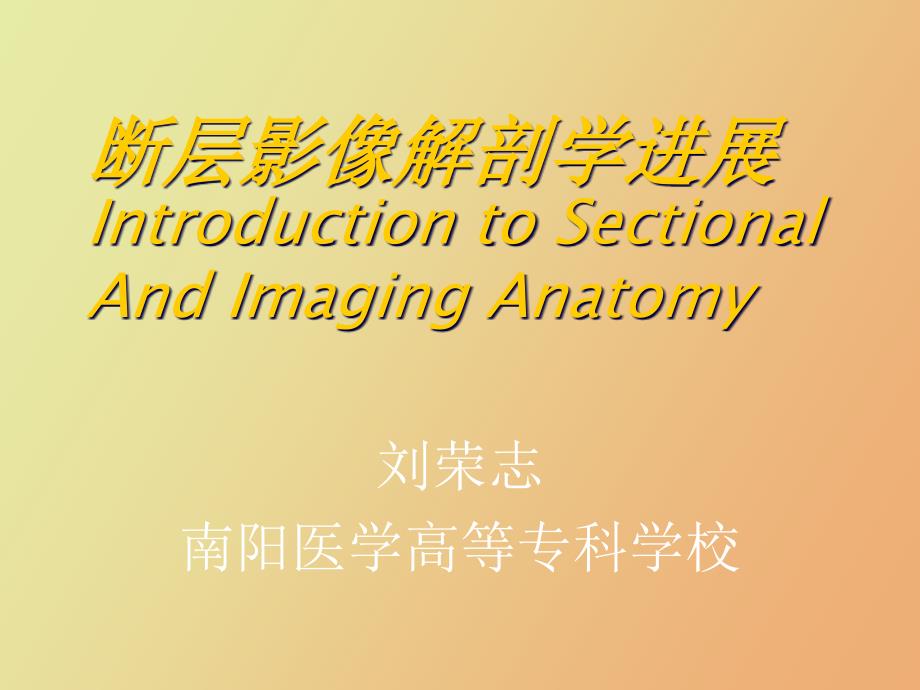 断层影像解剖进展.ppt_第1页