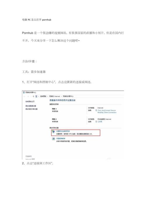 电脑PC怎么打开pornhub.doc