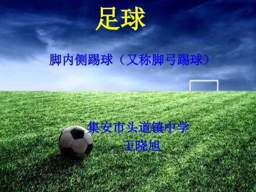 王晓旭足球脚弓传球PPT.ppt