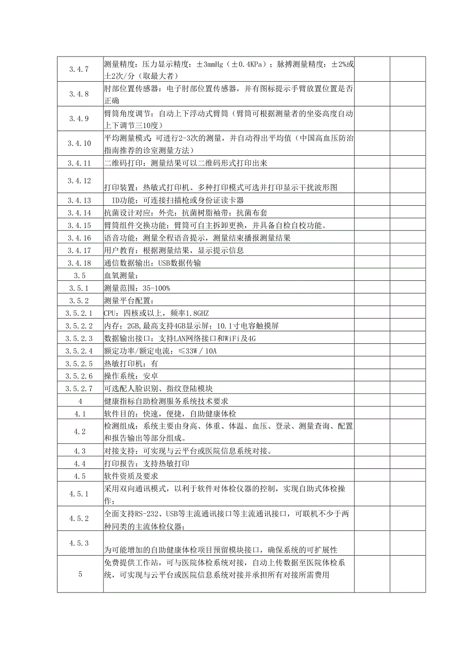XX职工医院全自动身高体重血压测量仪采购要求（2025年）.docx_第2页