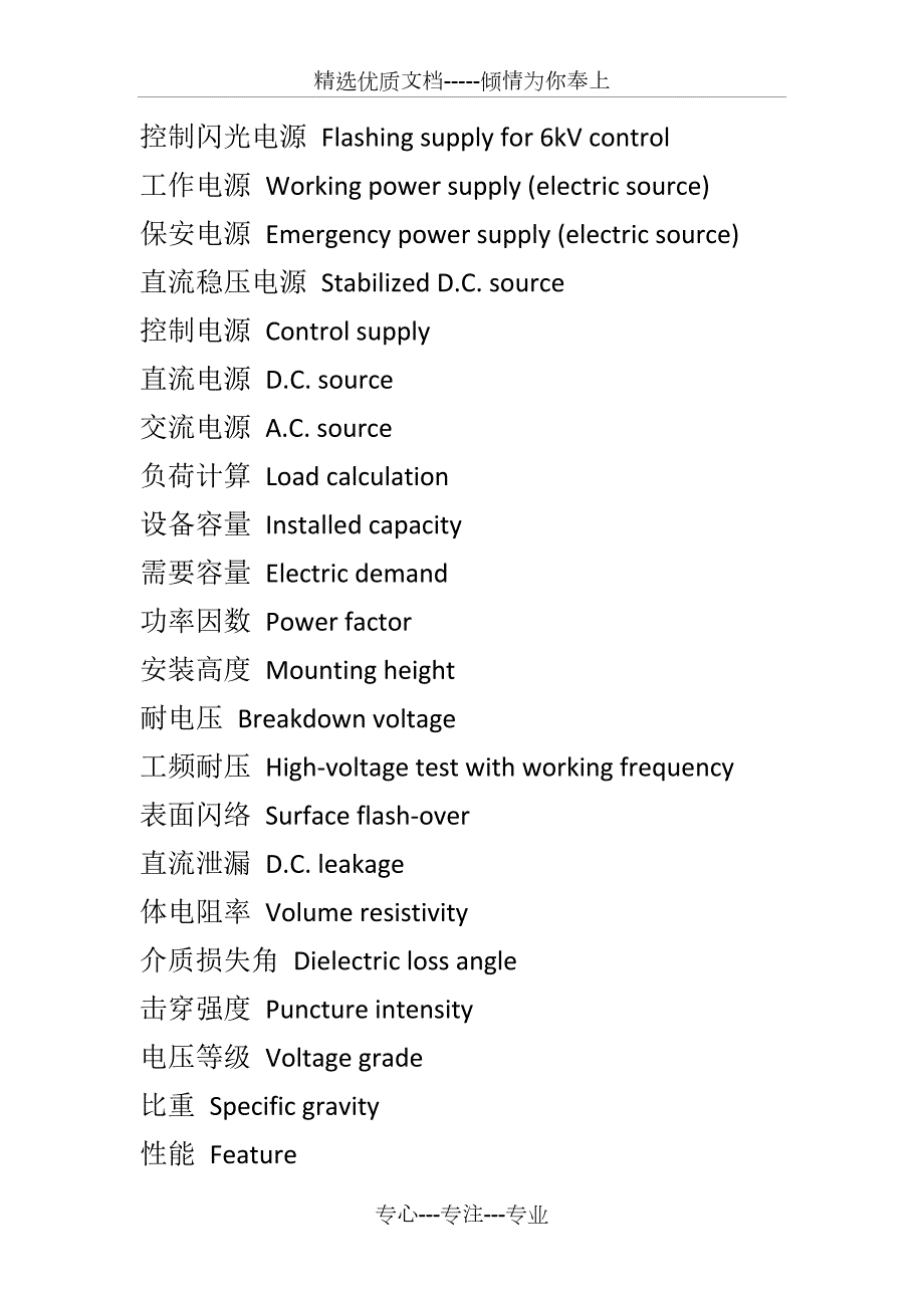电气专业英语词汇大全共36页.docx_第3页