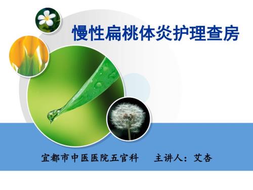 慢性扁桃体炎护理查房ppt课件.ppt
