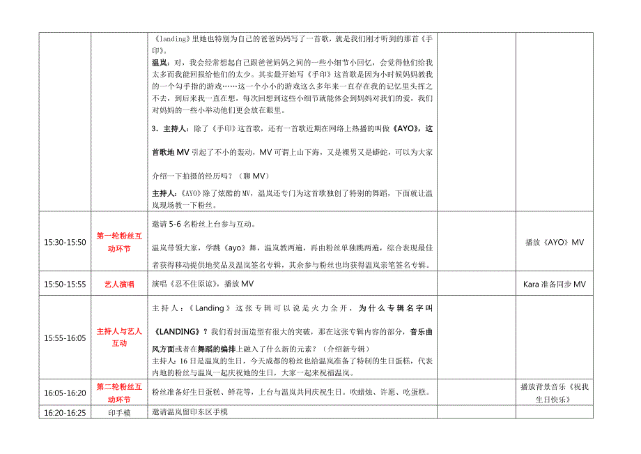 温岚成都新歌发布会流程.doc_第2页