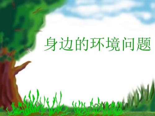 我身边的环境PPT课件.ppt