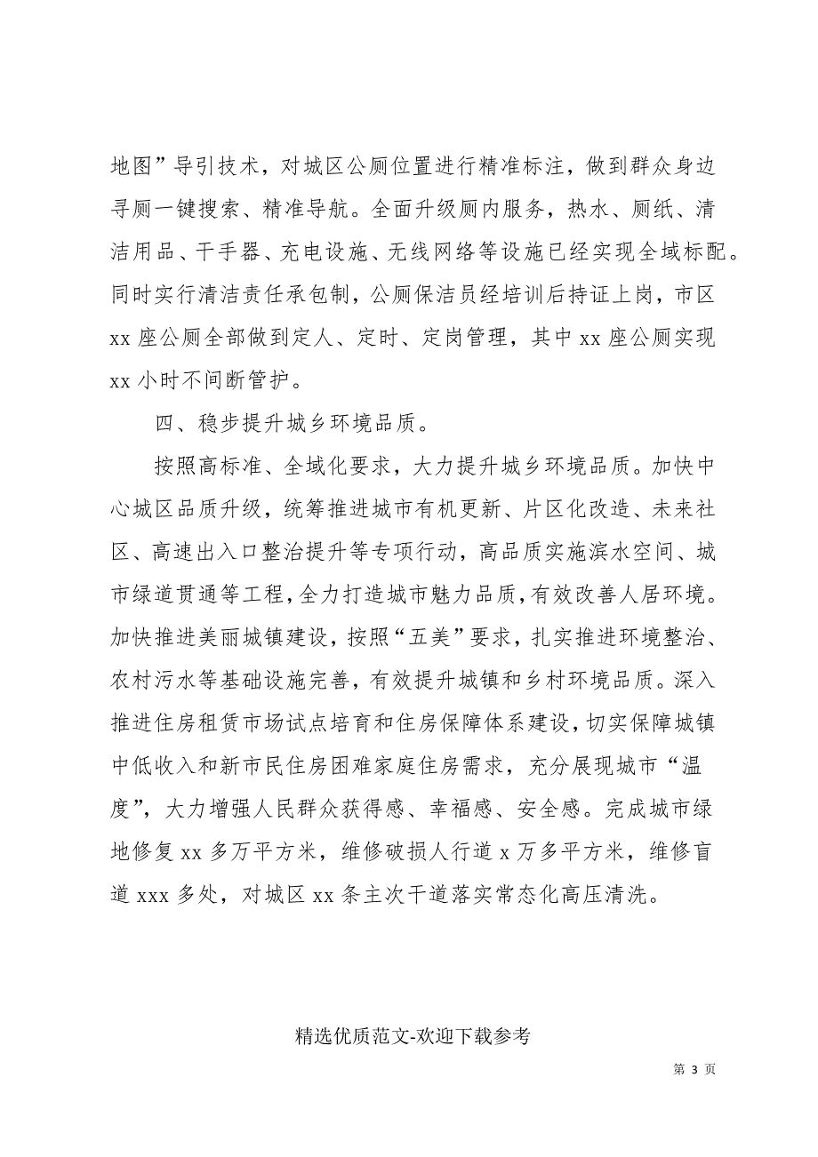 市住建局2021年创建国家文明城市工作总结.docx_第3页
