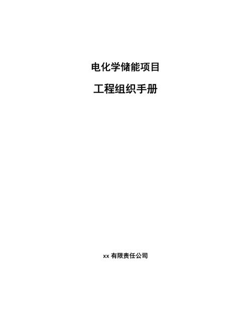 电化学储能项目工程组织手册参考.docx