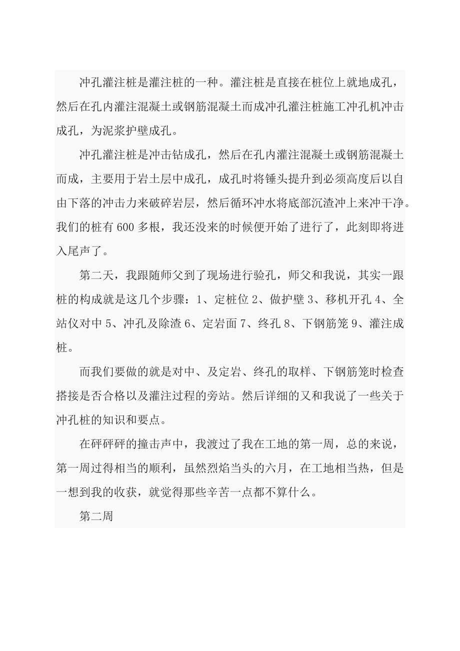 建筑工地实习周记40篇.docx_第2页
