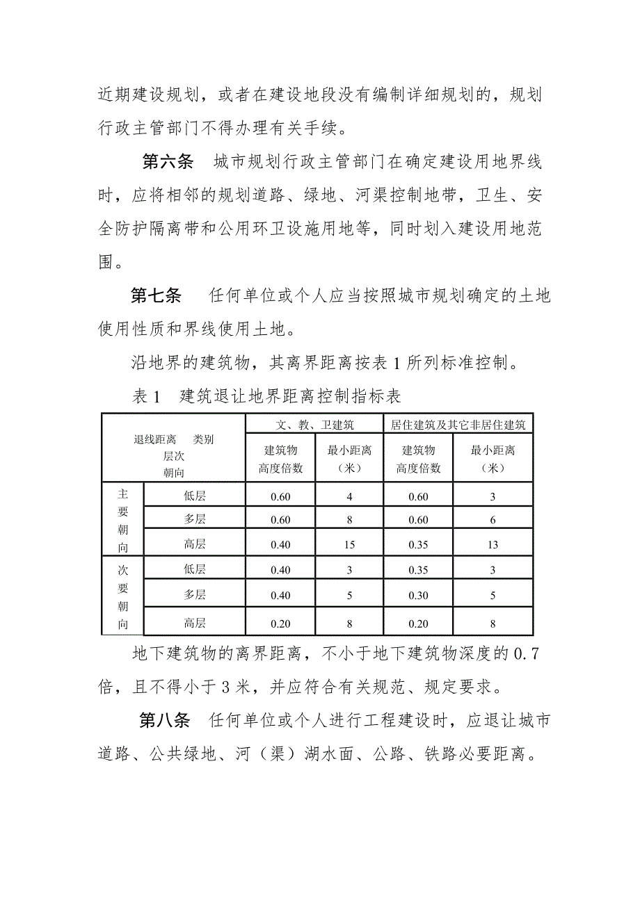 焦作城市规划技术管理暂行规定.doc_第2页