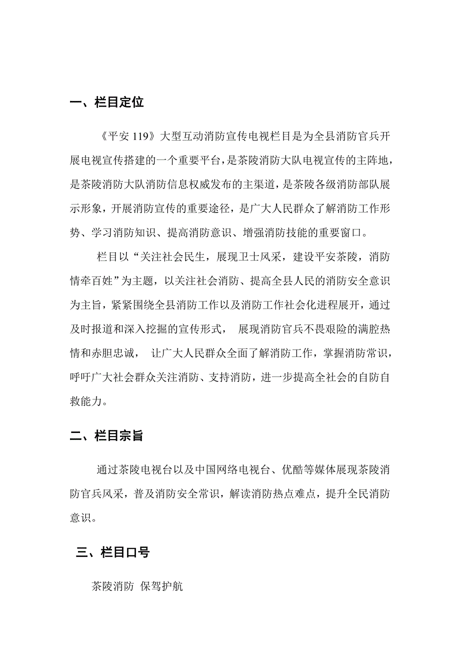 平安119大型互动消防宣传电视栏目策划方案.doc_第3页