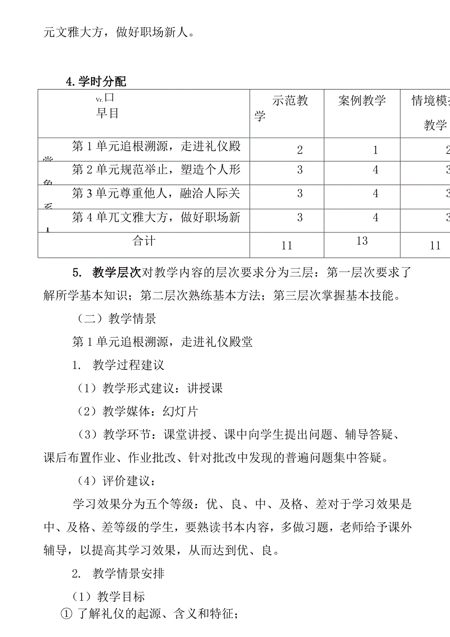 礼仪规范教程课程标准.docx_第3页