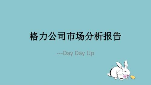 格力市场分析.ppt