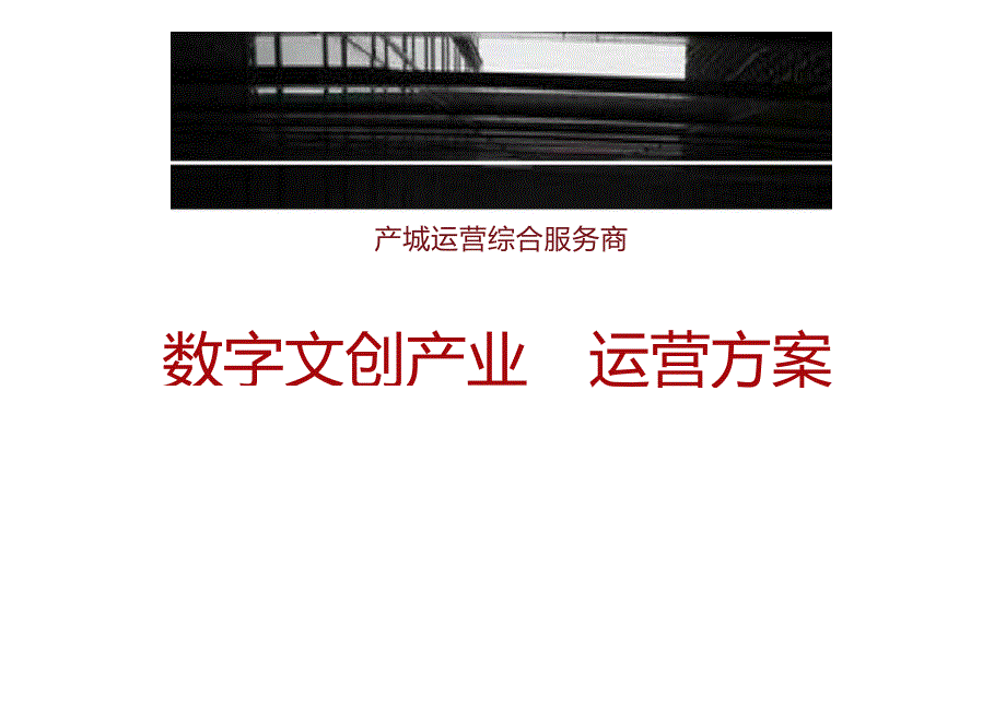 数字文创产业园运营方案书59页PPT.doc_第2页