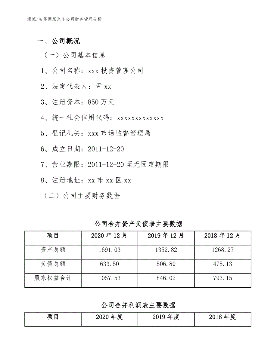 智能网联汽车公司财务管理分析范文.docx_第3页