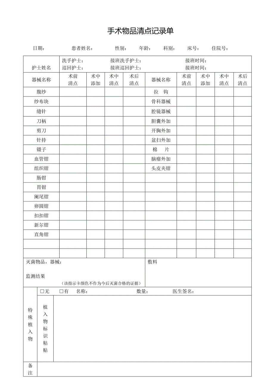 手术护理记录单.doc_第2页