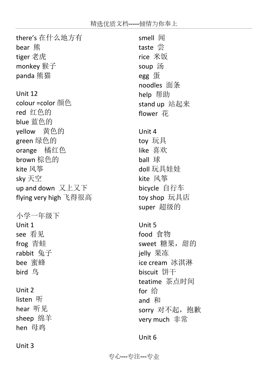 牛津深圳版小学英语各年级单词表共28页.docx_第3页