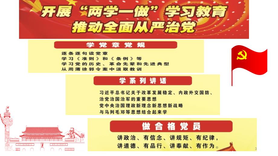 支部书记讲党课四个合格PPT演示课件.pptx_第3页