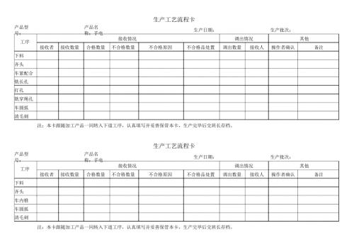 生产工艺流程卡.doc