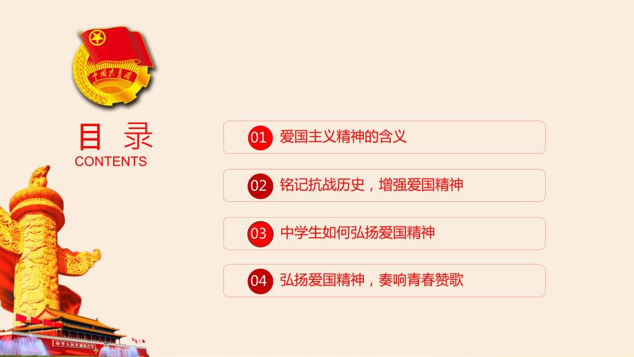 弘扬爱国精神奏响青赞歌主题团日活动PPT课件.pptx_第2页