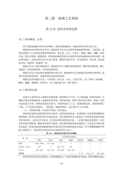 玻璃的原料.doc