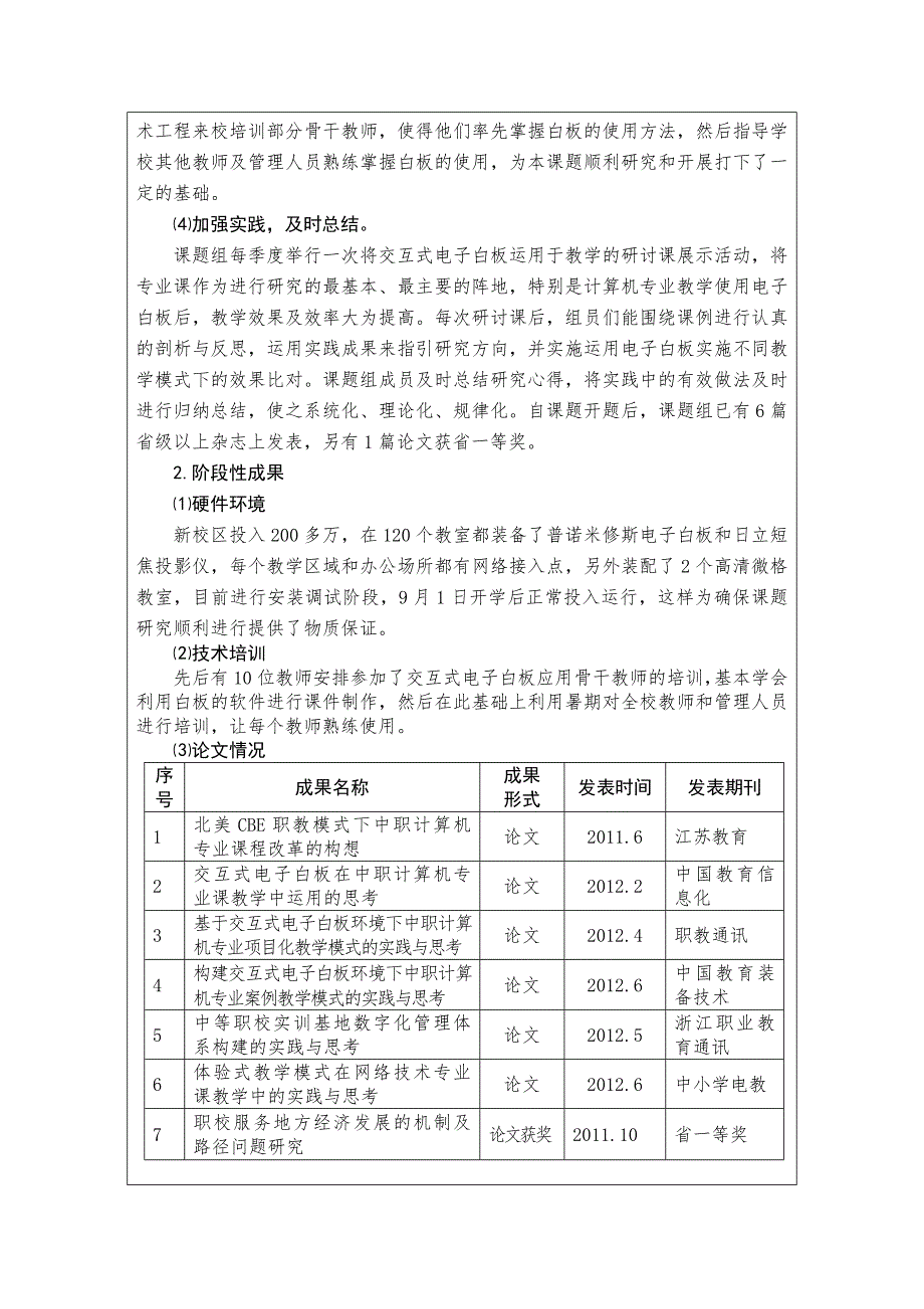 江苏省职业教育教学改革研究课题中期报告.doc_第2页