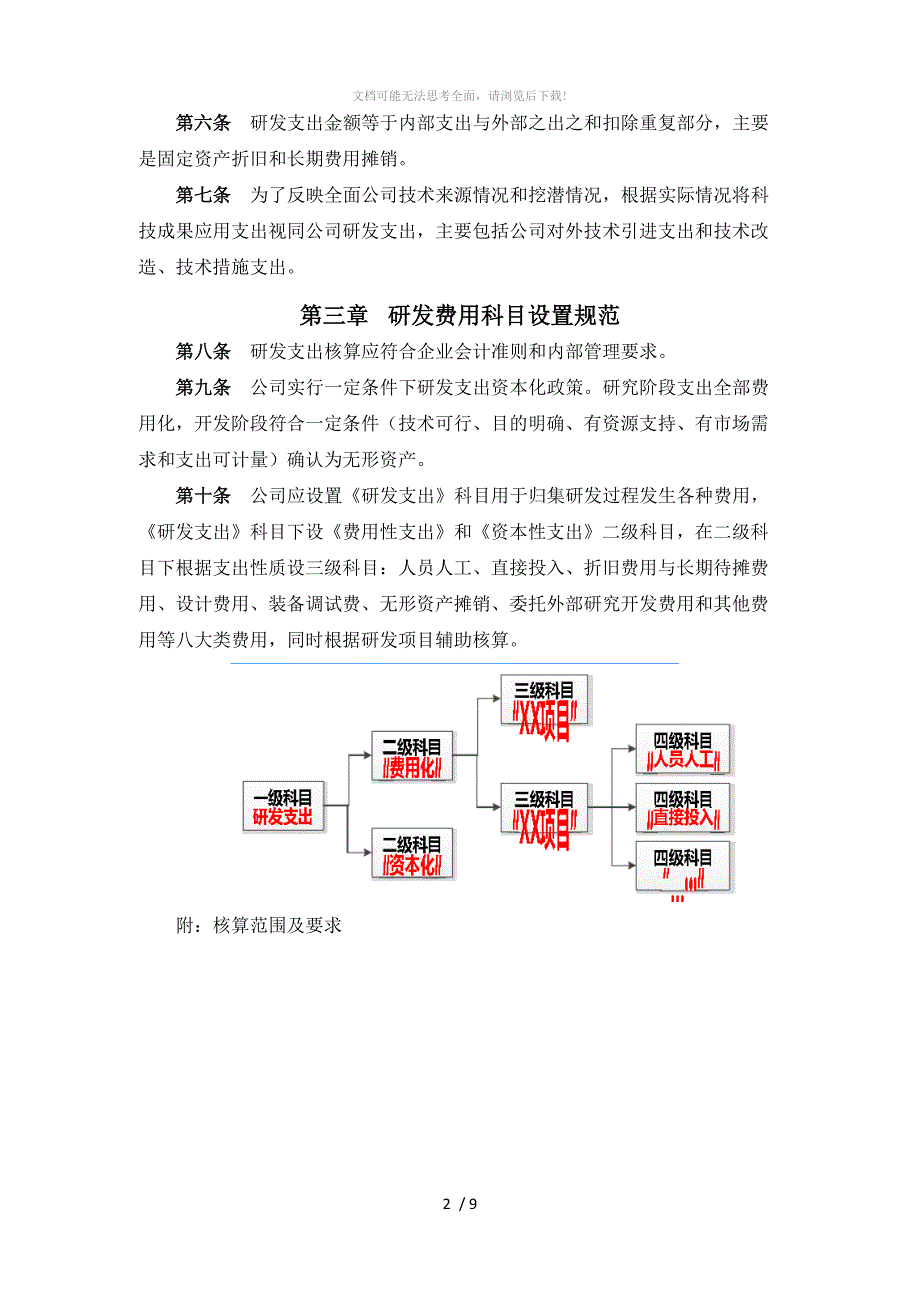 研发费用核算管理办法.docx_第2页