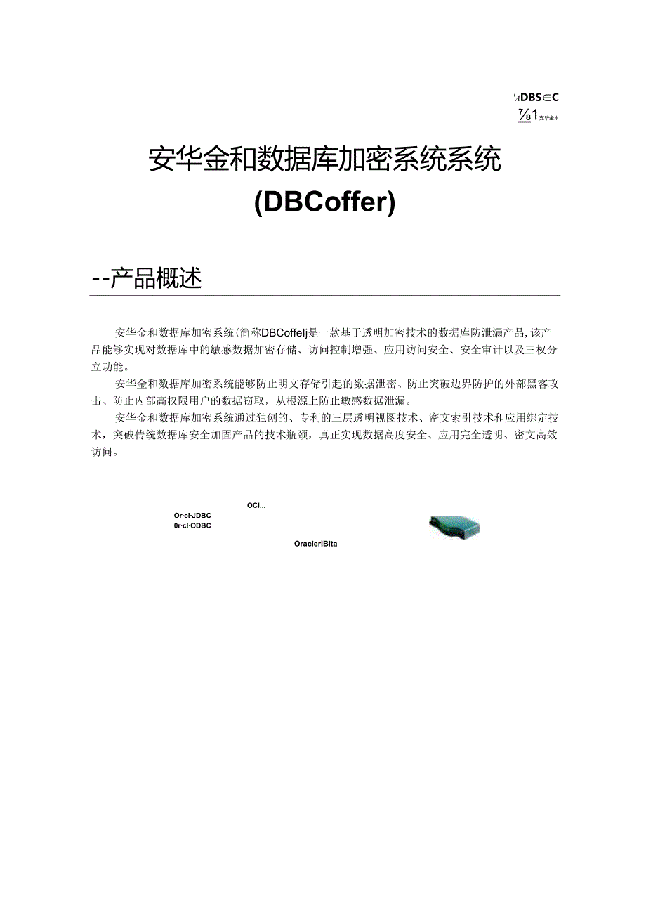 安华金和数据库加密系统(DBCoffer).docx_第1页