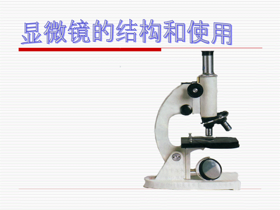 显微镜的使用PPT课件.ppt_第1页