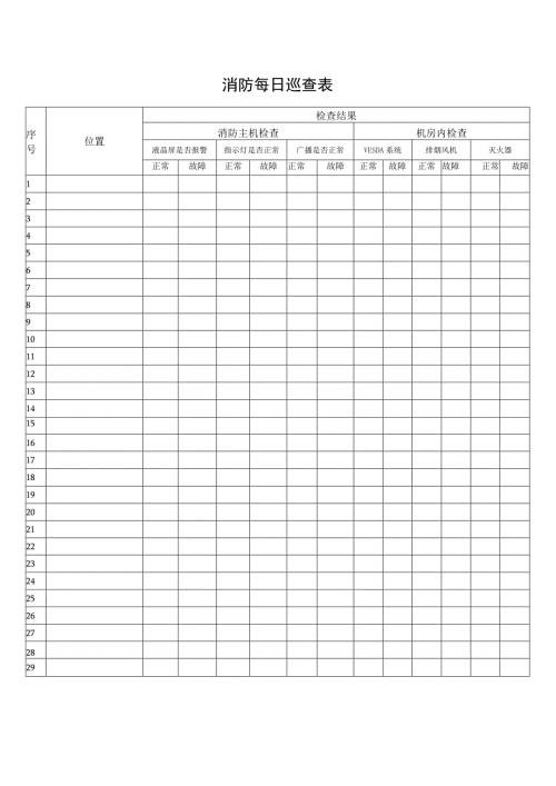 消防每日巡查表.docx