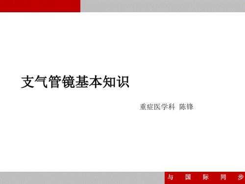 支气管镜培训PPT课件.ppt