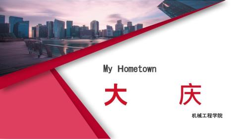 我的家乡大庆大庆城市介绍.ppt