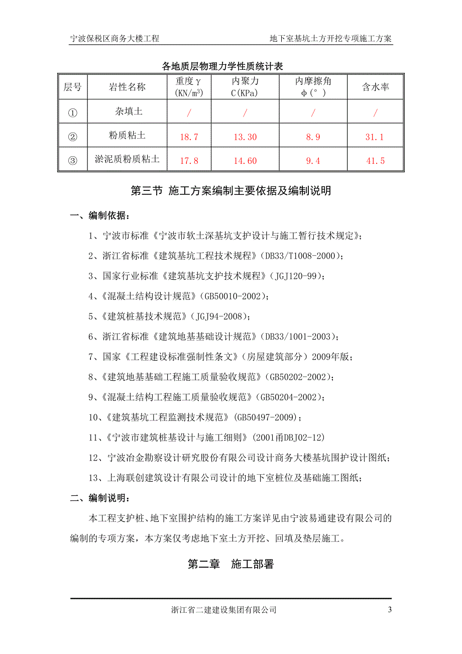 浙江某商务大楼地下室基坑土方开挖专项施工方案.doc_第3页