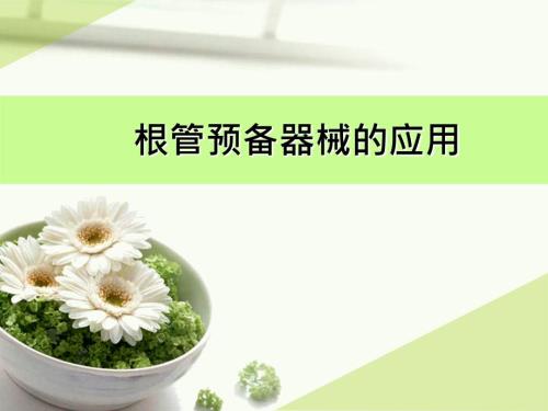 根管预备器械及方法总结.ppt